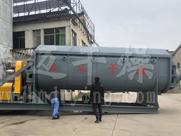 豪迈干燥两套180型污泥桨叶干燥机今日发货
