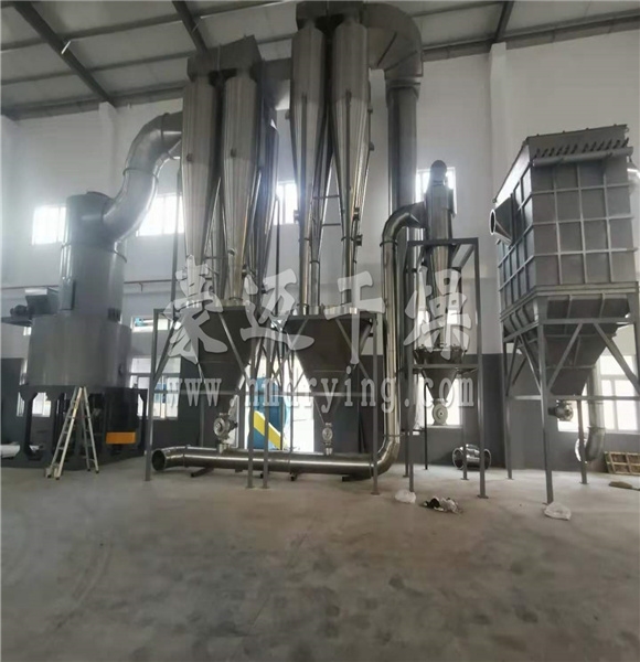 豪迈干燥鱼粉专用生产线调试成功